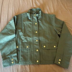 J Crew Military Green Field Utility Jacket